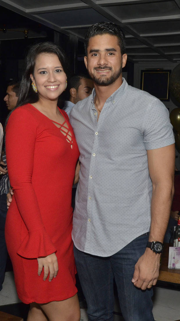 Melissa Baez y Juan Miguel Sosa.