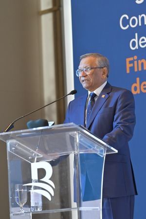 El presidente ejecutivo del Banco de Reservas, doctor Leonardo Aguilera.