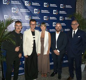 -José Raúl, Sócrates McKinney, Norein Otero, Carlos Bermúdez y Leonardo Cordero.