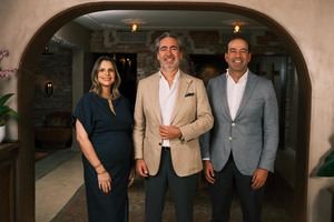 Shantal Espinal, Ignacio Calvo de Mora y Mariano González.