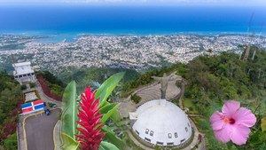 Vista desde el teleférico de Puerto Plata.
