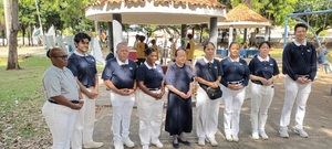 Voluntarios de varios países de la Fundación Tzu Chi.