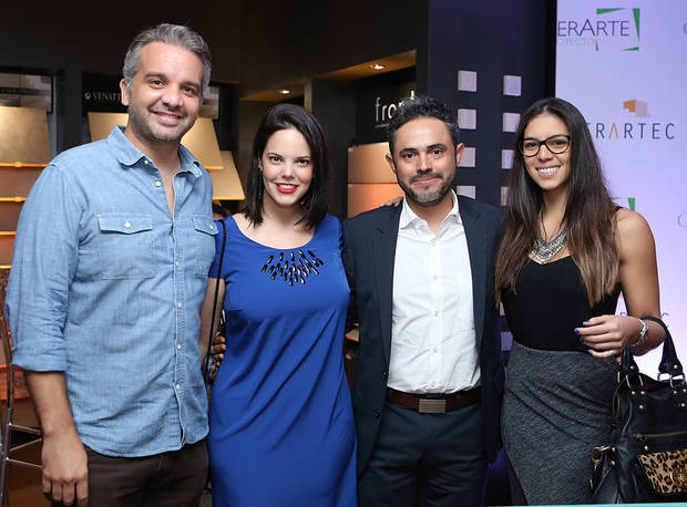 Dante Luna, Rita García, John Zuleta y María Isabel Pérez.