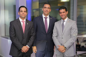 Hugo González, Francisco Ramírez y José Johnson.