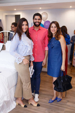 Lia Pellerano, Andrés Aybar y Lissette Polanco. 