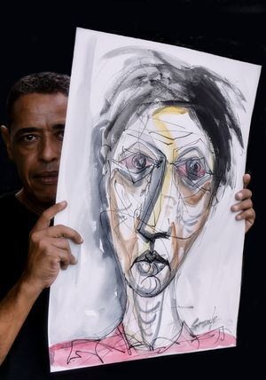 Pinturas de González invitan a la reflexión sobre la pobreza