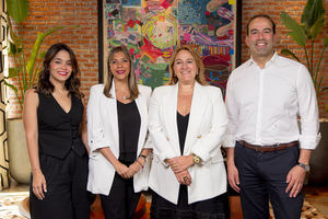 Laura Ricardo, Luisa Fontana, Myriam Ruiz y Mariano González.