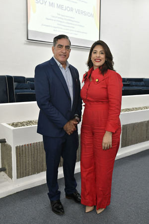 Phillip Rodríguez y Mariel Almonte.