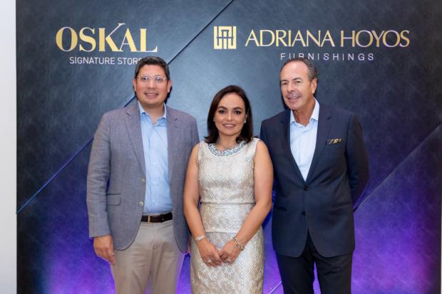 Ricardo Diaz, Adriana Hoyos y Eduardo Perez