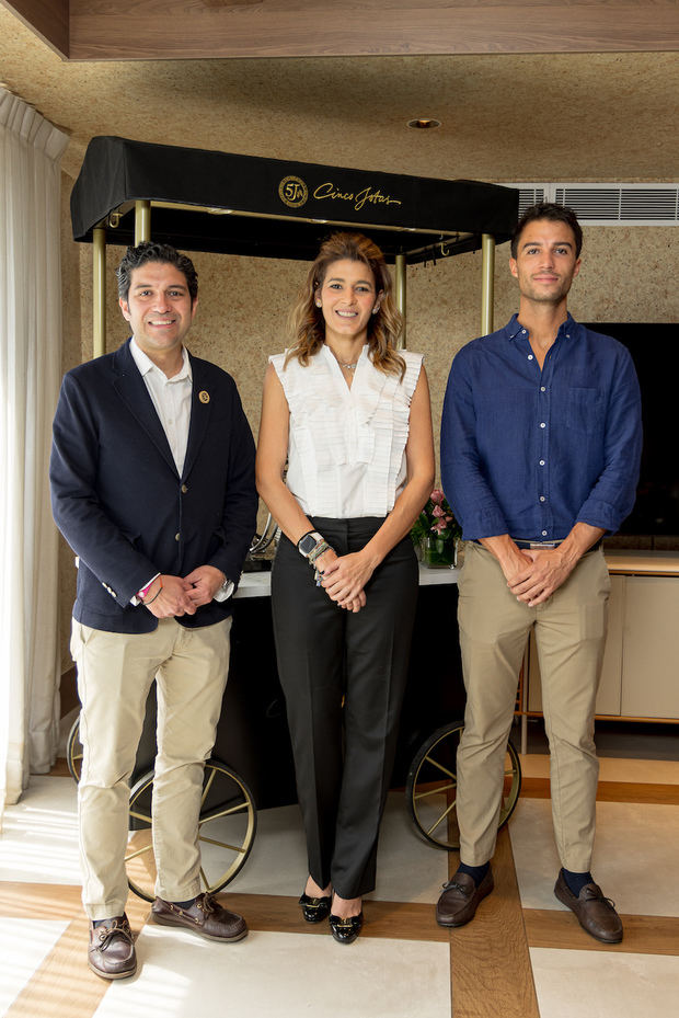 Rául Garrido, Aida Soto y Fernando Bodelón.