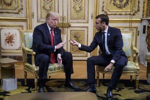 Macron y Trump chocan en París por los planes sobre la defensa europea