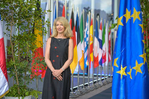 Katja Afheldt, embajadora de la Unión Europea.