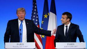 Trump y Macron hablan sobre comercio justo y lucha antiterrorista