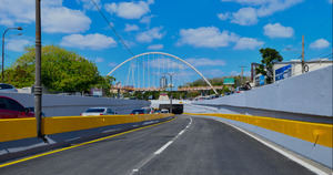 Obras Públicas deja abierto al tránsito el paso a desnivel de la 27 de Febrero con Gómez
