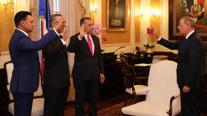 Danilo Medina juramenta nuevos asesores del Poder Ejecutivo