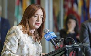 María Fernanda Espinosa jura el cargo como presidenta de la Asamblea de la ONU