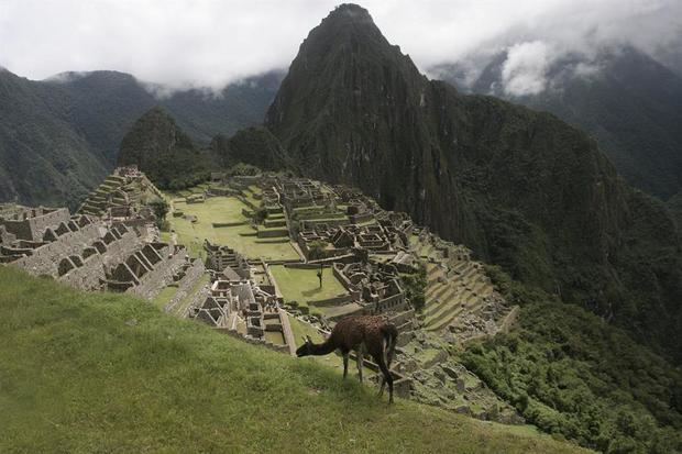 Vista general de la ciudadela Machu Picchu.
