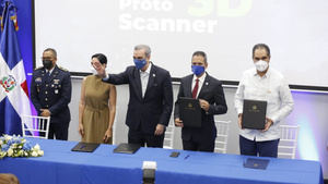 Abinader encabeza lanzamiento del proyecto “Protoscanner 3D”