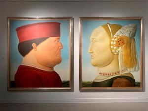 La primera exposición de Botero en Bélgica se adentra más allá de las formas