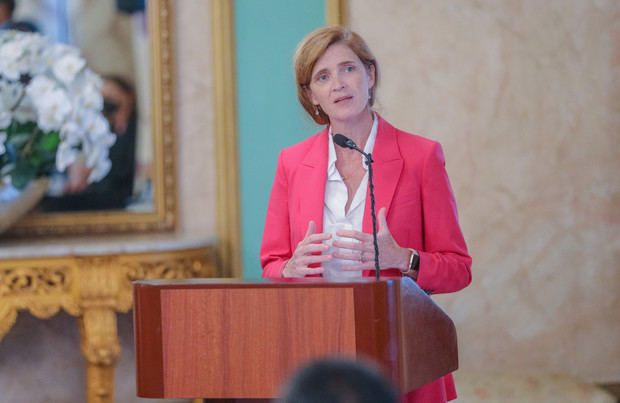 La administradora de Usaid, Samantha Power.