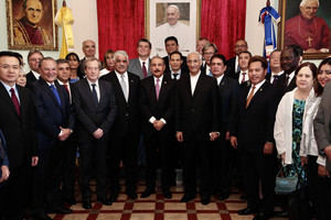 Cuerpo Diplomático acreditado en RD ofrece almuerzo en honor a presidente Danilo Medina