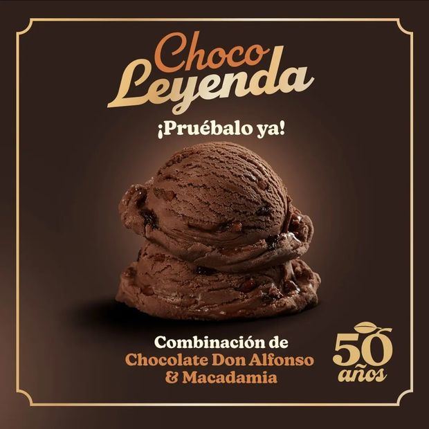 Bola de helado del sabor Chocoleyenda