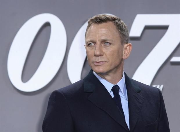 En la imagen un registro del actor británico Daniel Craig, el protagonista más reciente de la saga James Bond.