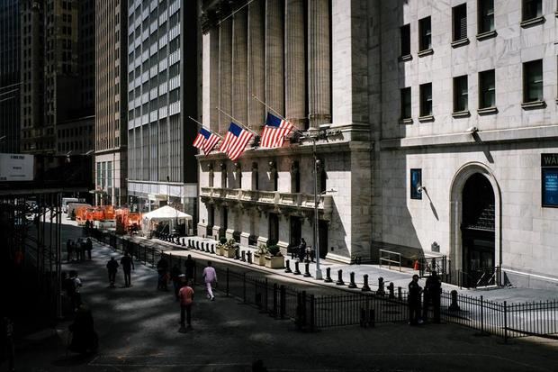 Vista de la sede de la Bolsa de Nueva York, este 26 de marzo de 2021, en Nueva York.
