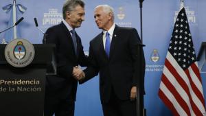 Macri y Pence apuestan por potenciar comercio bilateral y desarrollo A.Latina