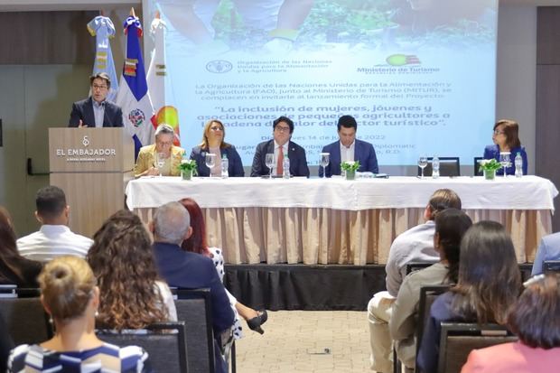 FAO y Ministerio de Turismo lanzan proyecto.