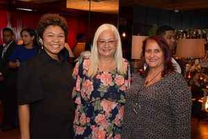 Raudens Fernández, Ana Cistina Ruíz y María Mucacchia.