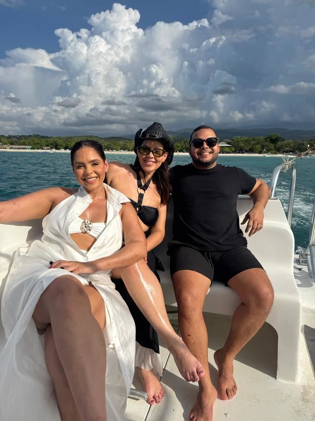 Patricia Atiles, Michelle cordero y Eduardo Domínguez.