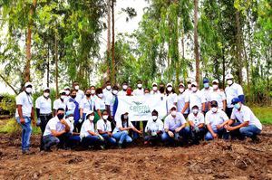 Voluntarios de CAEI plantan mil árboles en San Pedro de Macorí­s