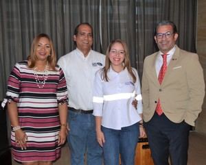 Angélica Arias, Allen Colón, Carolina Pérez y Franklin De Peña
