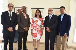 Carlos Santos, Cesar Zapata, Ruth Herrera, Óscar Holguín y Juan Morales.