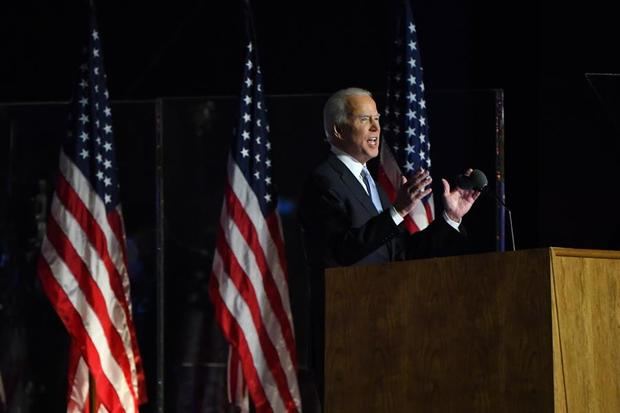 El presidente electo de Estados Unidos, Joe Biden.