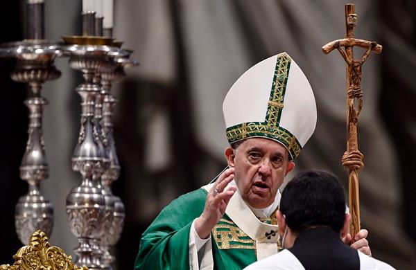 El papa Francisco, en una fotografía de archivo. 