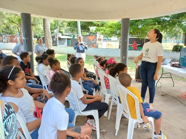 Charla de reciclaje.