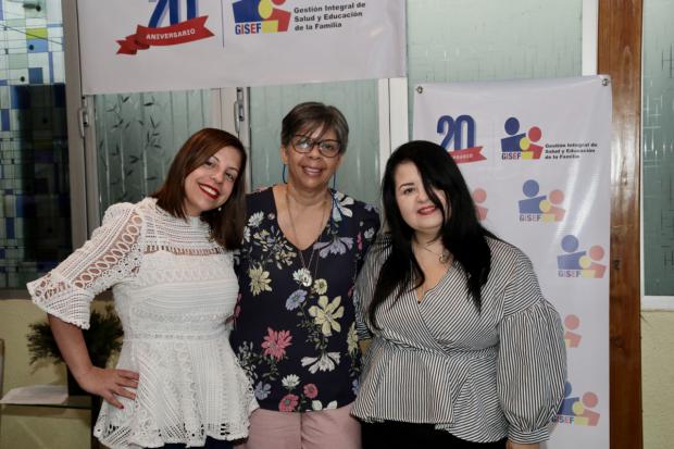 Eva Bros, Carolina Luna y Glennys Molina