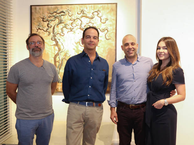 Alex Lois, Antonio Càceres, José Yude Michelen y Tatiana Vargas.