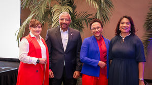 Ana Mercy Otáñez, Máximo Rodríguez, Edith Febles y Doris Javier.