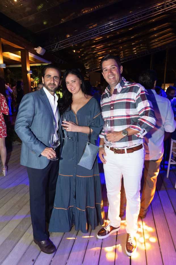 Anthony Handal, Viviana Cabral y Fernando Queipo.