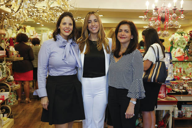 Rita García, Paula Chotiny y Elima González. 