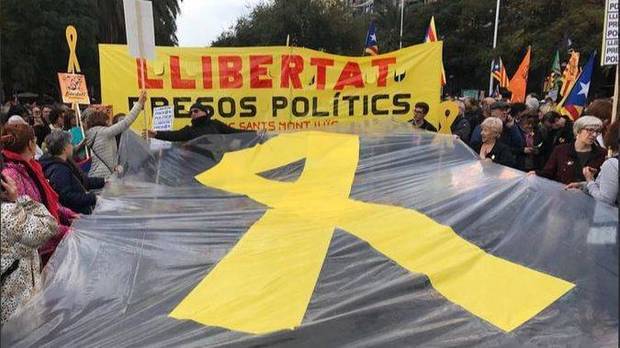 Protestas en Barcelona.