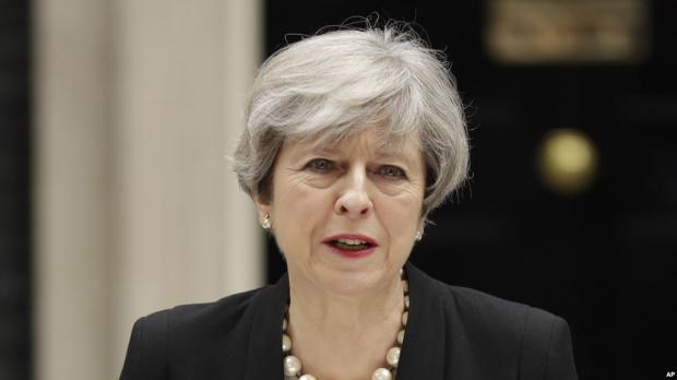 La primera ministra británica Theresa May.