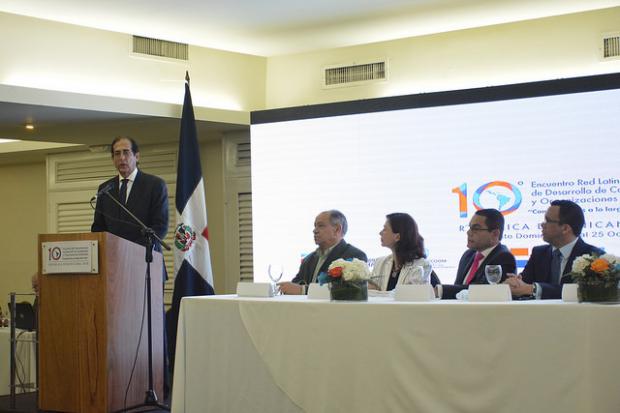 Gustavo Montalvo en su presentación