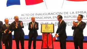 Danilo Medina inaugura Embajada de República Dominicana en China
