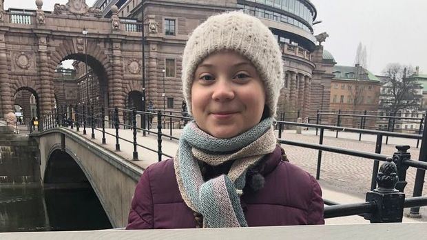 Greta Thunberg, tiene 16 años y es una líder mundial en la lucha contra el cambio climático. 
