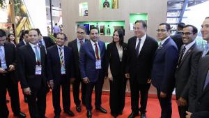 Presidente de Panamá visita stand de RD en la Expo Internacional de Importación y Exportación de China