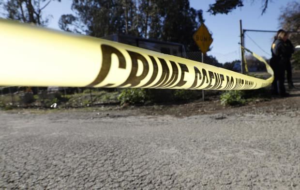 Vista de un tiroteo registrado en California, el 24 de enero de 2023.